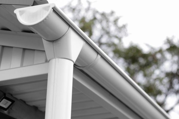 Vinyl Gutters Installation in Easley
