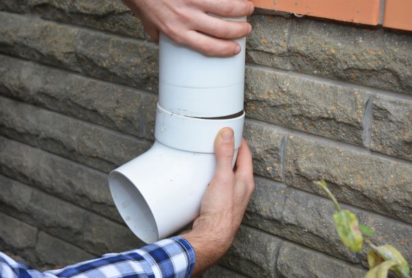 Drainage Downspout Repair in Easley