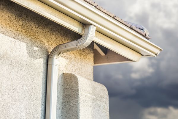 Aluminum Downspout Replacement in Easley