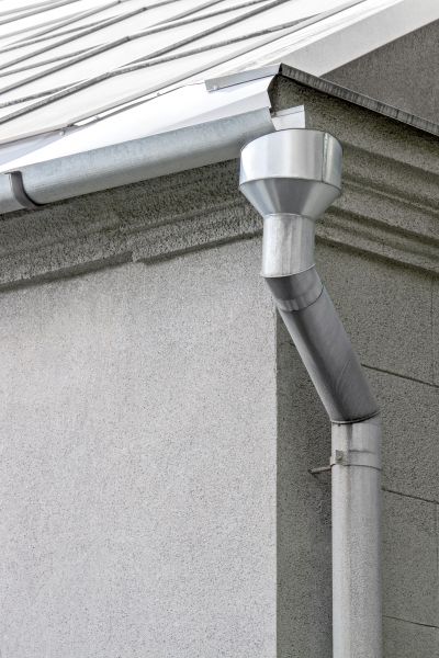 Galvanized Gutter Installation in Easley
