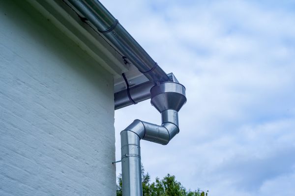 Metal Downspout Replacement in Easley