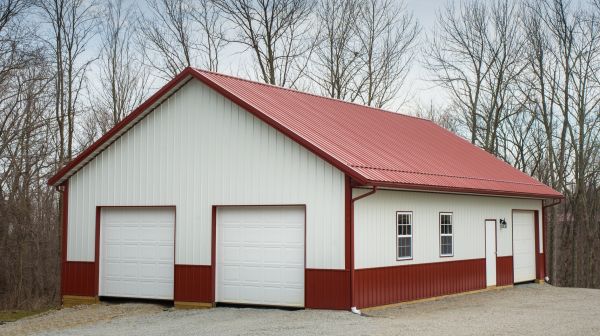 Barn Downspout Repair in Easley