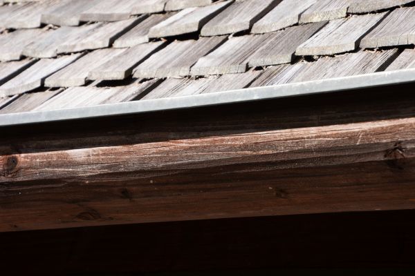 Wood Rain Gutter Installation in Easley