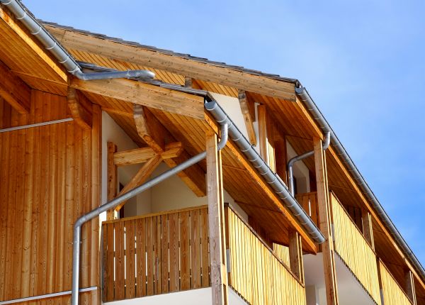 Balcony Gutter Installation in Easley